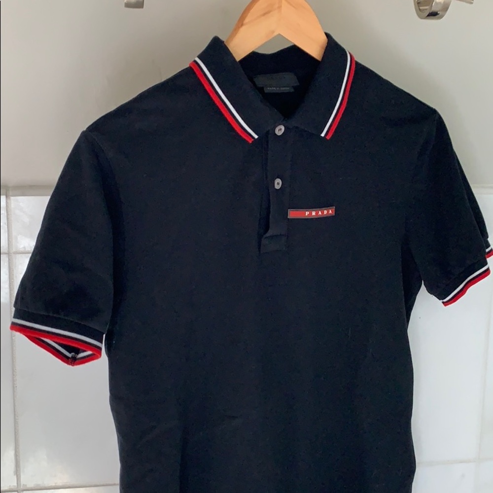 Prada Polo Knit Shirt